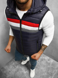 Veste sans manches Homme bleu foncé OZONEE N/7107/2