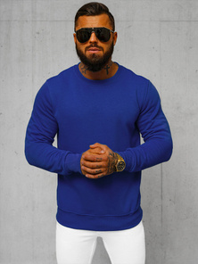 Sweatshirt Homme Bleu de cobalt OZONEE JS/2001-10Z