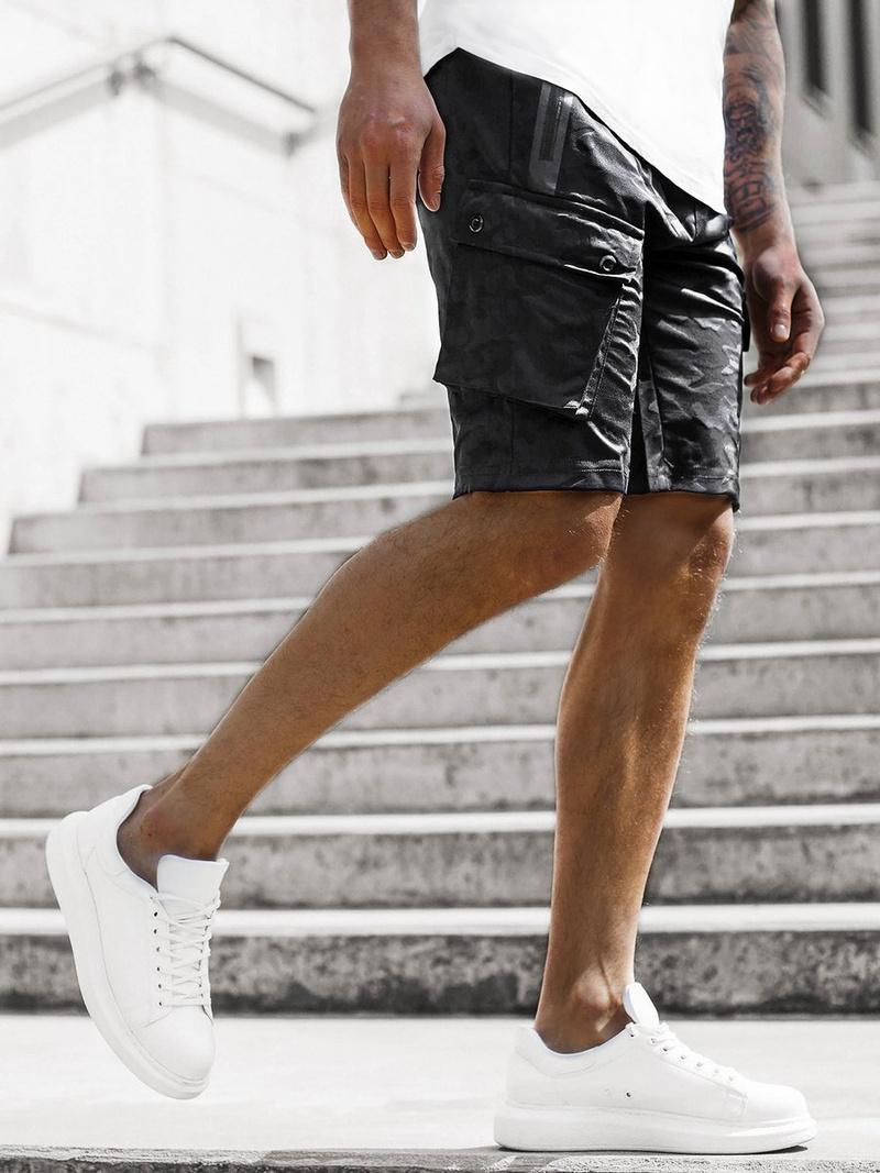 Short Homme Noir O/33919