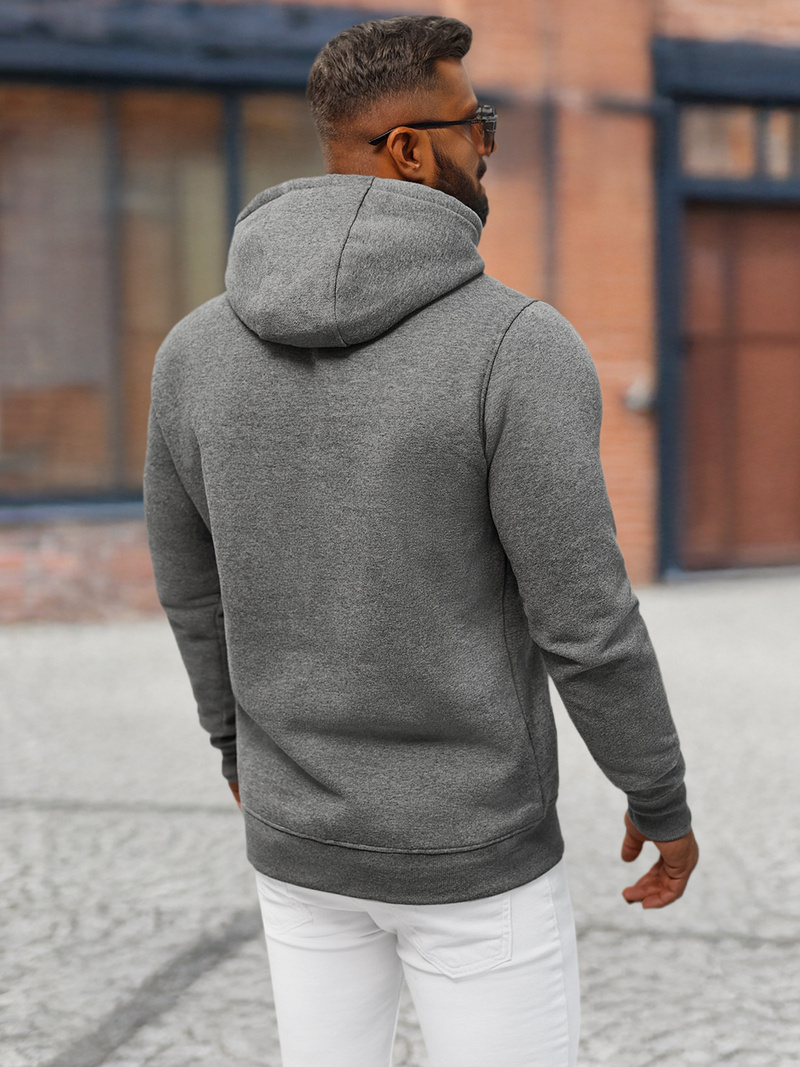 Sweatshirt Homme Gris Foncé OZONEE NB/MF2012