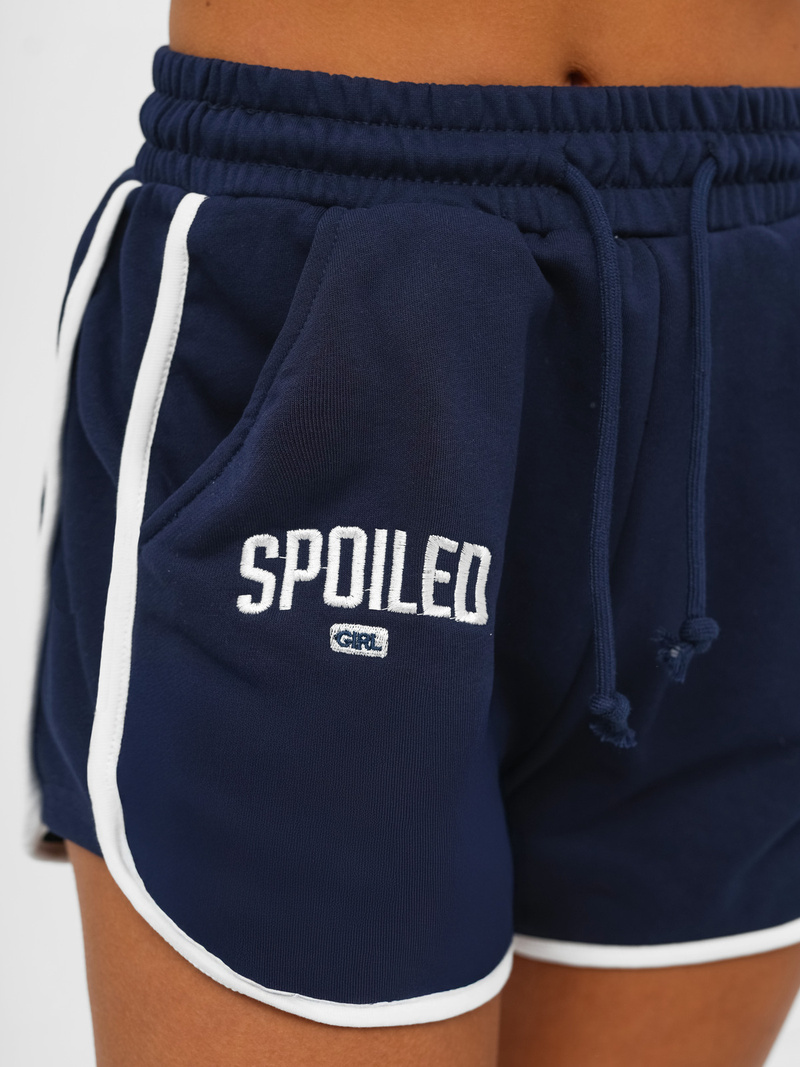 Ensemble de survêtement deux pièces marine-blanc OZONEE JS/M58631AB