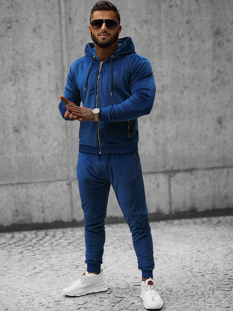 Survêtement Homme Bleu Foncé OZONEE O/12137