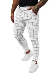 Pantalon Chino Homme Blanc OZONEE O/P4009