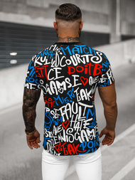 T-shirt Homme Noir OZONEE O/T1271/3