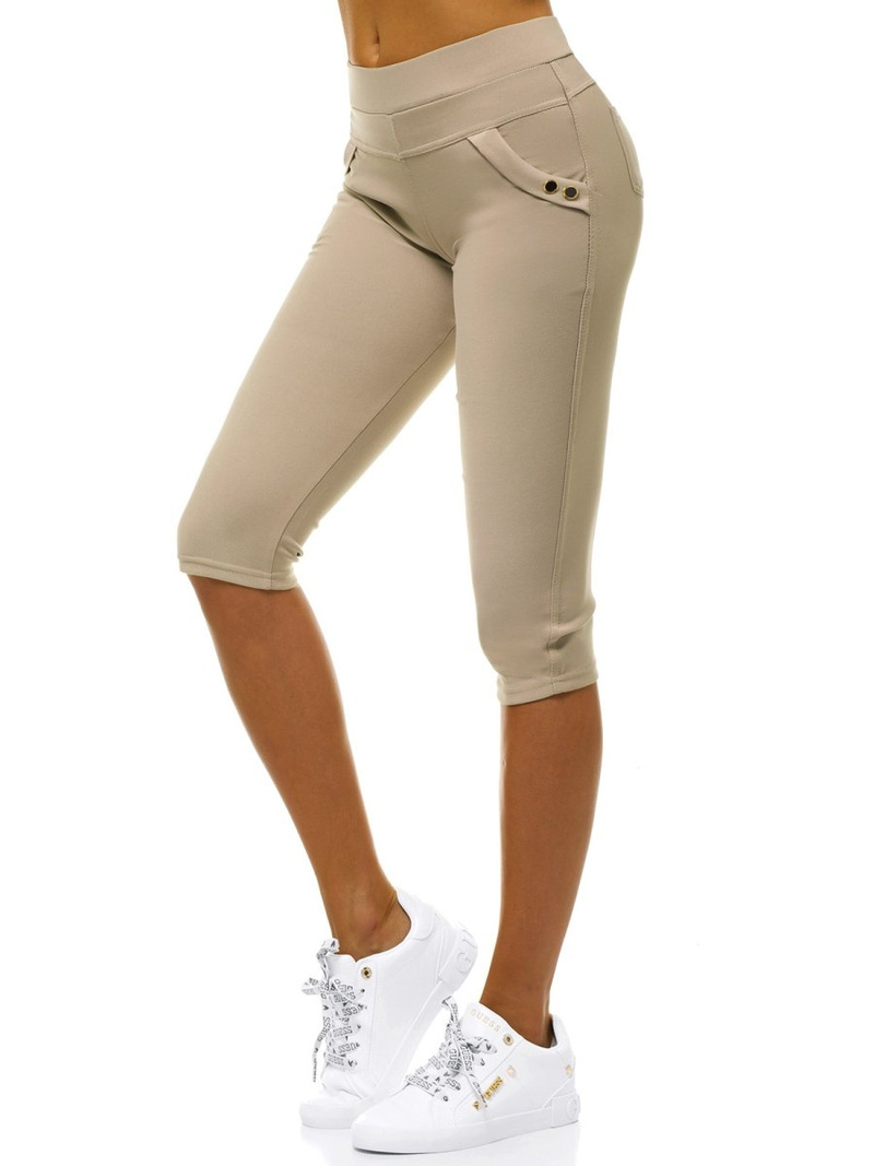 Legging femme Beige OZONEE JS/1041/B8
