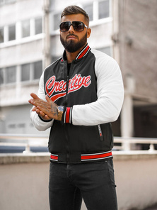 Veste Homme Noir OZONEE JS/84M3011/392Z