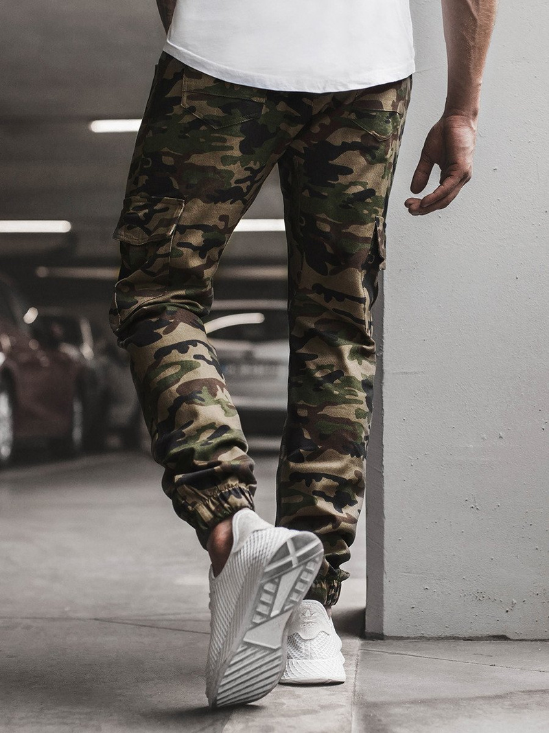 Pantalon Jogger Homme Vert OZONEE A/404