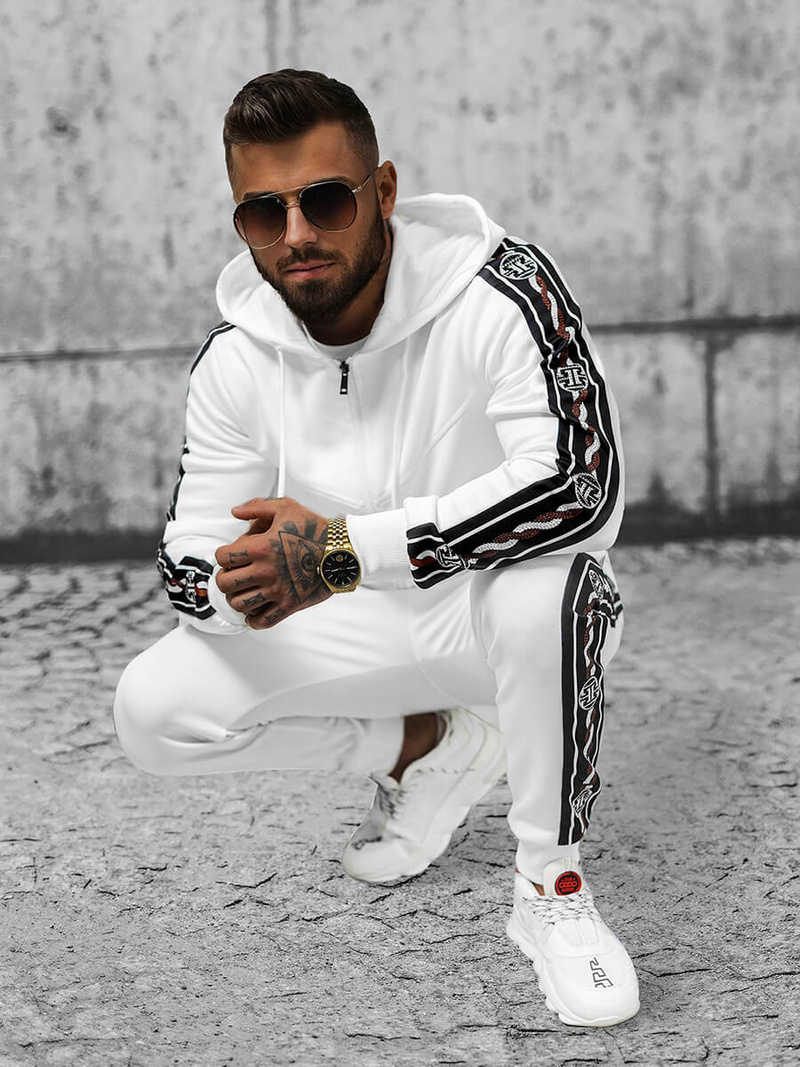 Survêtement Homme Blanc OZONEE O/3A167