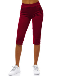 Legging femme bordeaux OZONEE JS/1027/C13