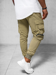 Pantalon Chino Homme Beige Foncé OZONEE O/PS5520