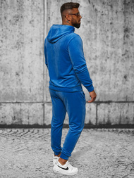 Survêtement homme en velours bleu OZONEE JS/8C1169/17