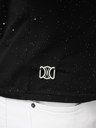 T-shirt Homme Noir OZONEE O/QQ1388