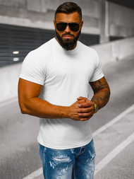 T-shirt Homme Blanc OZONEE JS/712005Z