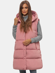 Gilet femme rose poudré OZONEE O/81266