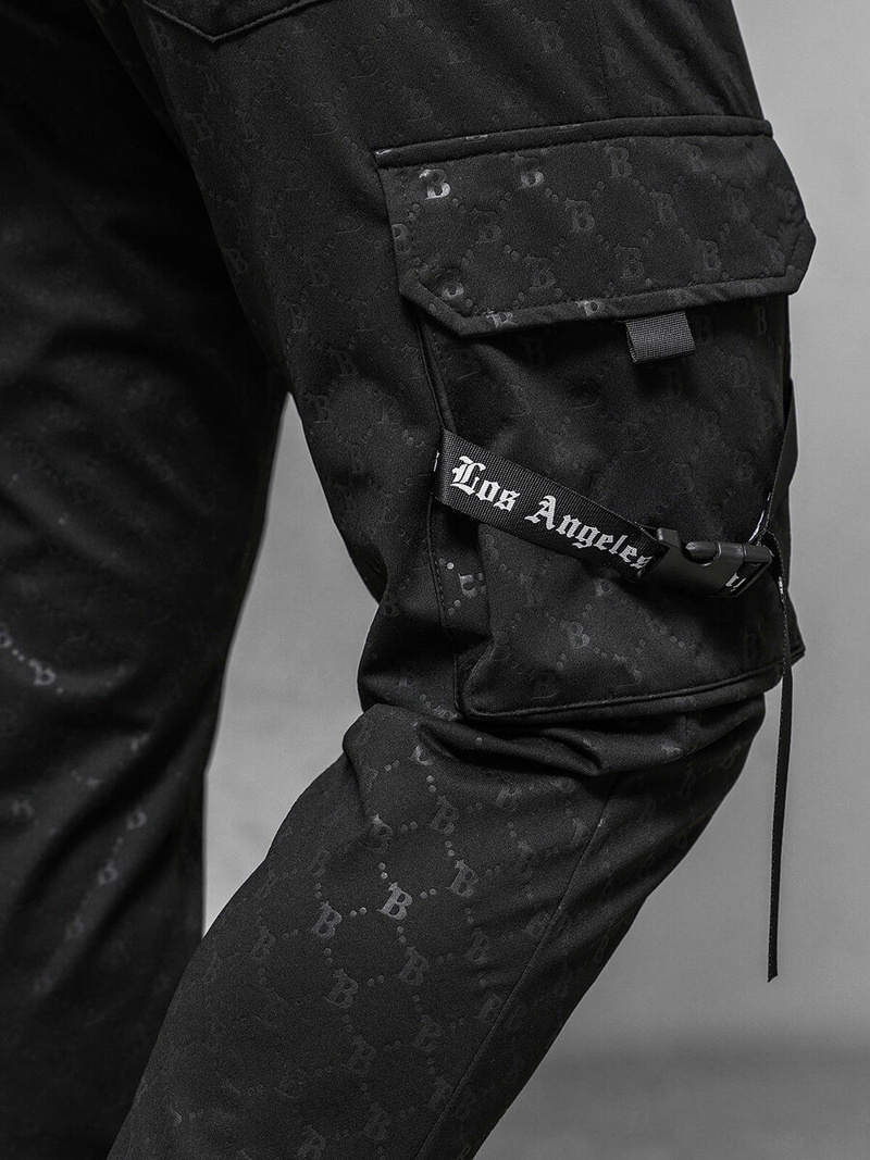 Pantalon de Survêtement Homme Noir OZONEE O/PS6021