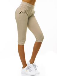 Legging femme Beige OZONEE JS/1041/B8