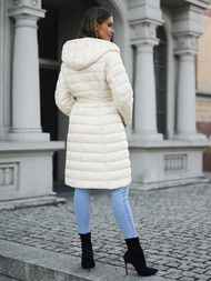 Manteau Femme Écru OZONEE JS/5M3159/254