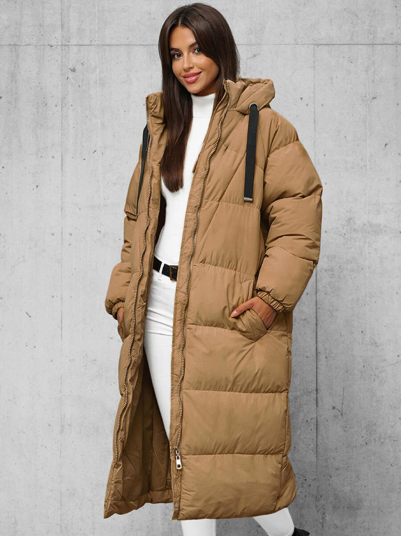 Veste femme camel OZONEE JS/5M3163/84Z