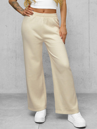 Pantalons pour femmes ecru OZONEE JS/92K526/155