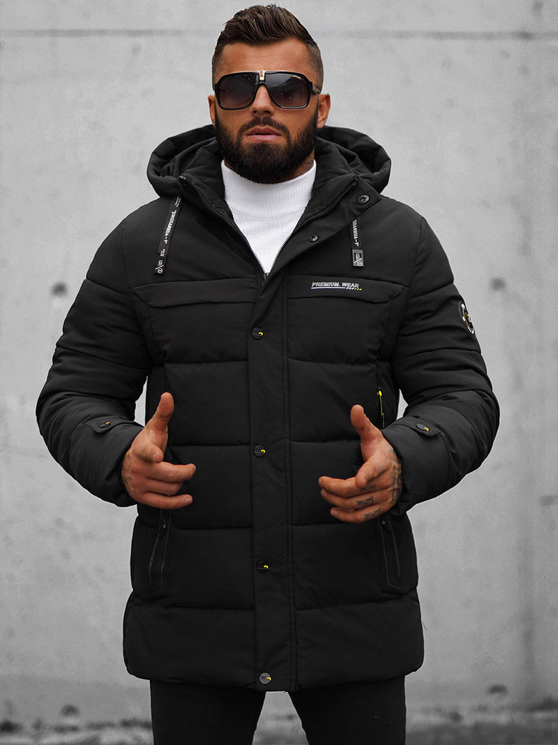 Veste D'hiver Noir OZONEE JS/22M58/392