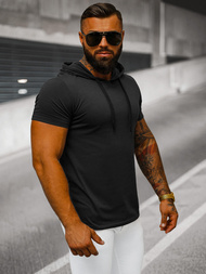 T-shirt Homme Noir OZONEE JS/8T89/3