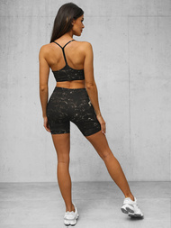 Ensemble de survêtement deux pièces noir OZONEE O/XL015/1Z