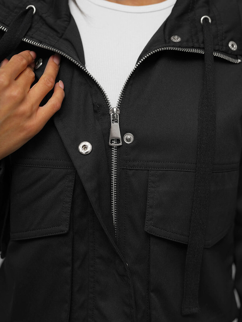 Veste Femme Noir OZONEE O/G118Z