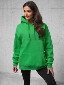 Sweatshirt à capuche vert OZONEE O/SWE23017Z