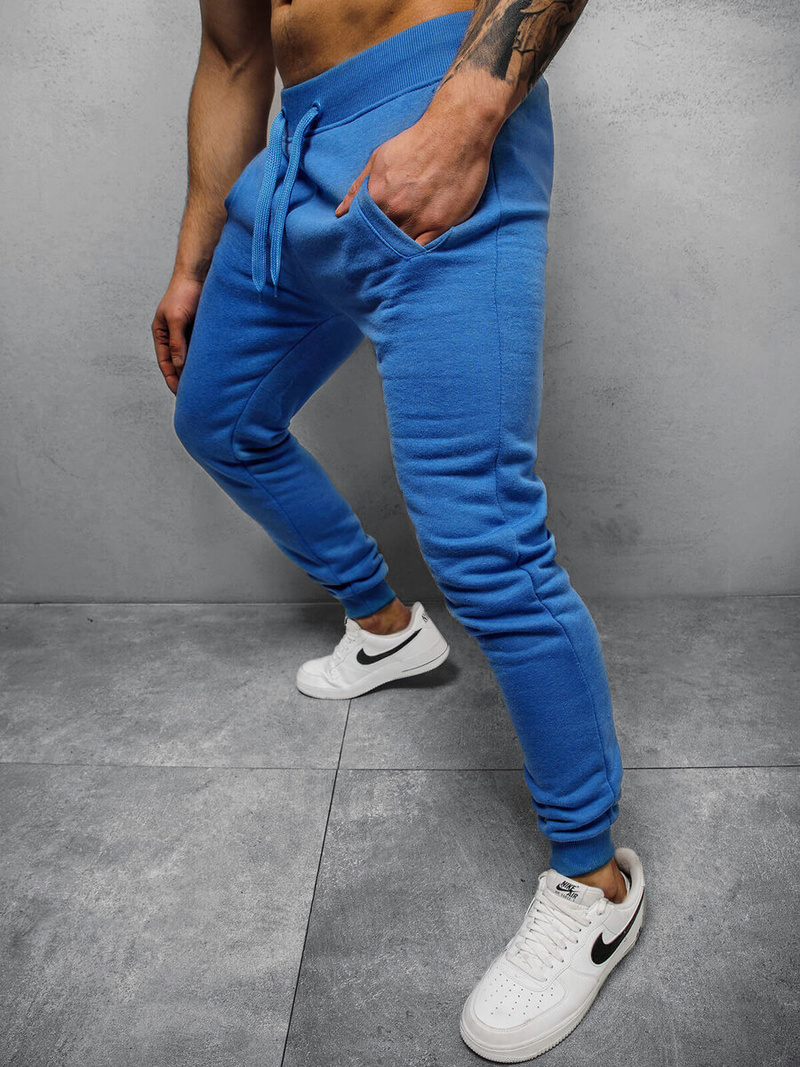 Pantalon de survêtement Homme Bleu OZONEE JS/XW01Z