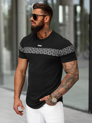 T-shirt Homme Noir OZONEE O/B1216