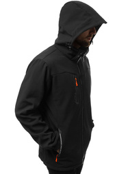 Veste Homme noir et orange OZONEE GE/12268
