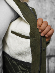 Veste d'hiver homme kaki OZONEE JD/391Z