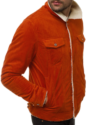 Veste en jean Homme Orange OZONEE JB/JP1179/3