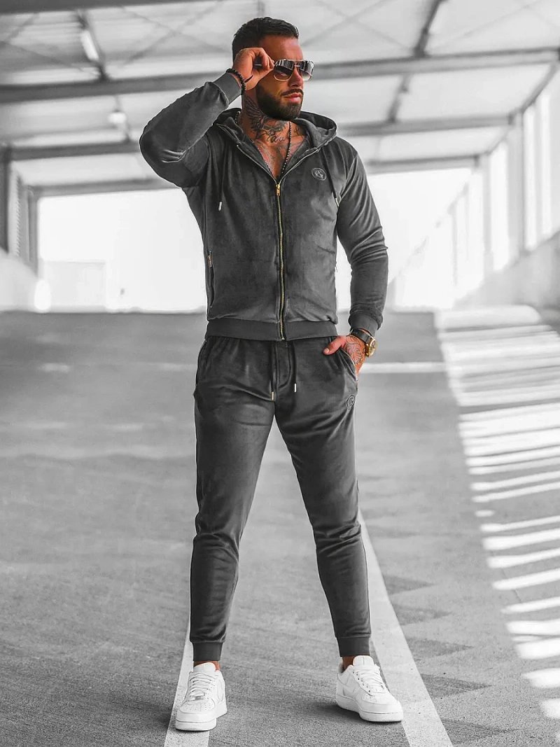 Survêtement Homme Gris OZONEE O/12128Z