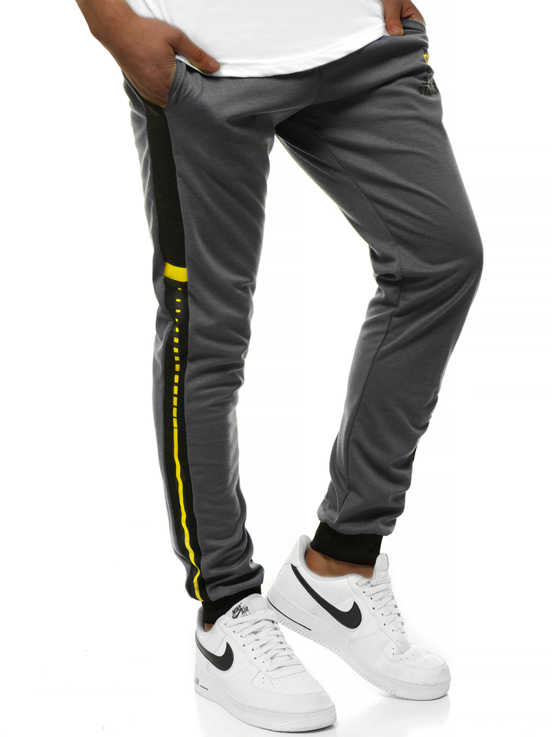Pantalon de survêtement Homme Gris OZONEE JS/AM100