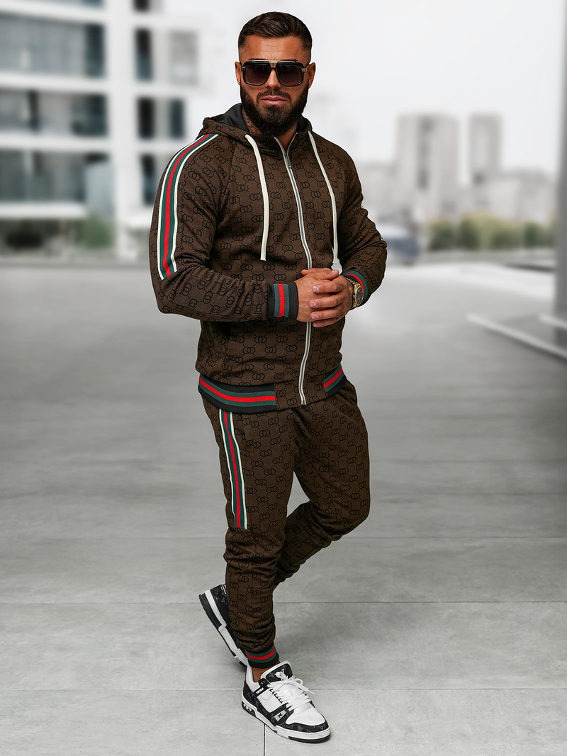 Survêtement Homme Beige Foncé OZONEE O/FF5111AB