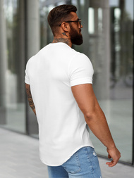 T-shirt Homme Blanc OZONEE O/B1211