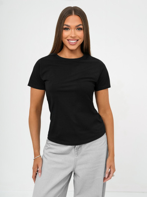 T-shirt femme noir OZONEE JS/96T678/3