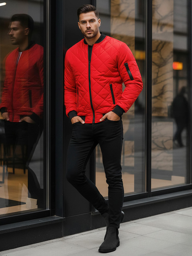 Veste Homme Rouge OZONEE JS/MY01Z