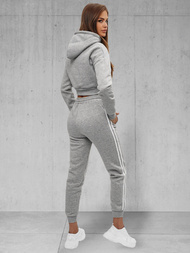 Ensemble de survêtement deux pièces gris OZONEE JS/8C67/2Z