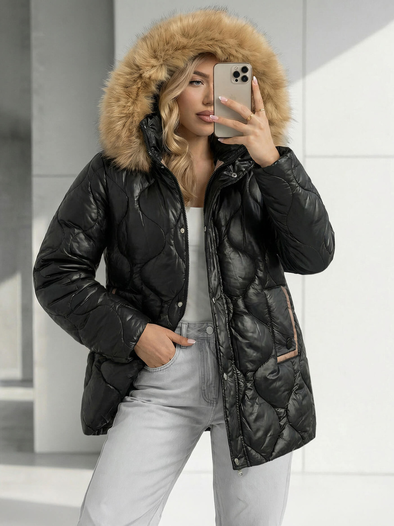 Veste femme noir OZONEE O/5M3226/392Z