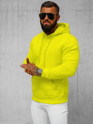Sweatshirt Homme Néon Jaune OZONEE JS/2009Z