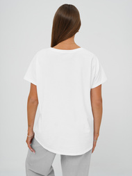 T-shirt femme blanc OZONEE JS/95T2575/1