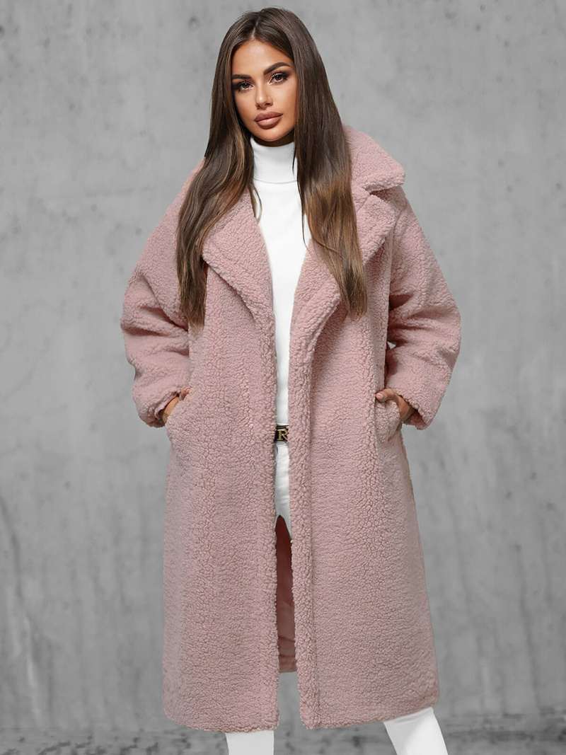 Manteau femme rose OZONEE O/Z01