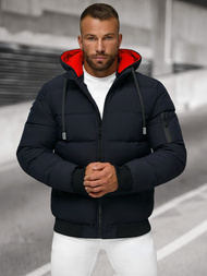 Veste homme bleu foncé OZONEE JS/31M5003Z