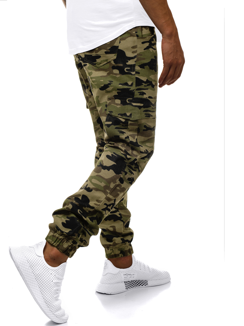 Pantalon Jogger Homme Vert OZONEE A/404