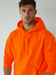 Sweatshirt Homme Orange OZONEE JS/2009Z