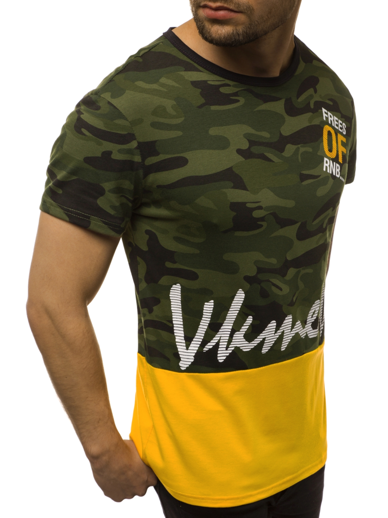 T-Shirt Homme Vert OZONEE JS/SS10978