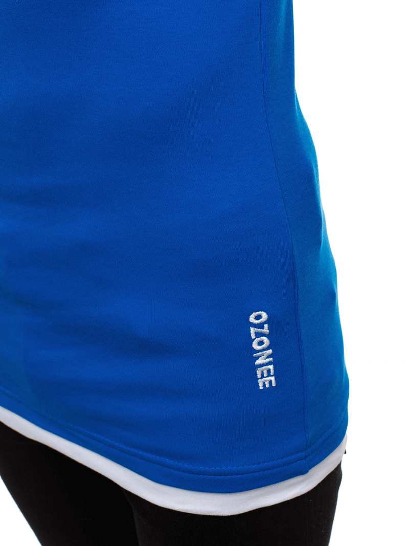 T-Shirt Homme Bleu OZONEE O/1273Z