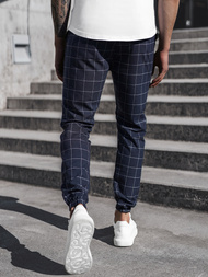 Pantalon chino Homme bleu foncé OZONEE DJ/2275/22Z